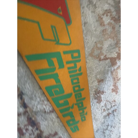 AHL Philadelphia Firebirds Vintage Defunct 1977-78 Team Logo Hockey Pennant - Picture 3 of 5